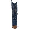 GLOBALWIN Women’s The Western Cowboy Cowgirl Embroidered Knee High Boots(23yy12 Dark Denim)