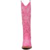 GLOBALWIN Women’s The Western Cowboy Cowgirl Embroidered Knee High Boots(23yy12 Pink)
