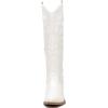 GLOBALWIN Women’s The Western Cowboy Cowgirl Embroidered Knee High Boots(23yy12 White)