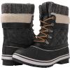 GLOBALWIN Women’s Waterproof Winter Boots Snow Boots For Women(1910 Black/Grey)