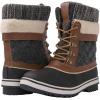 GLOBALWIN Women’s Waterproof Winter Boots Snow Boots For Women(1910 Brown/Grey)