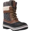 GLOBALWIN Women’s Waterproof Winter Boots Snow Boots For Women(1910 Brown/Grey)