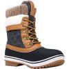 GLOBALWIN Women’s Waterproof Winter Boots Snow Boots For Women(1910 Camel/Dk.grey)