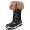 kingshow Globalwin Women’s Winter Snow Boots(1707black)