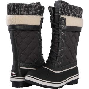 GLOBALWIN Women’s 1932 Mid Calf Winter Snow Boots(1932grey)