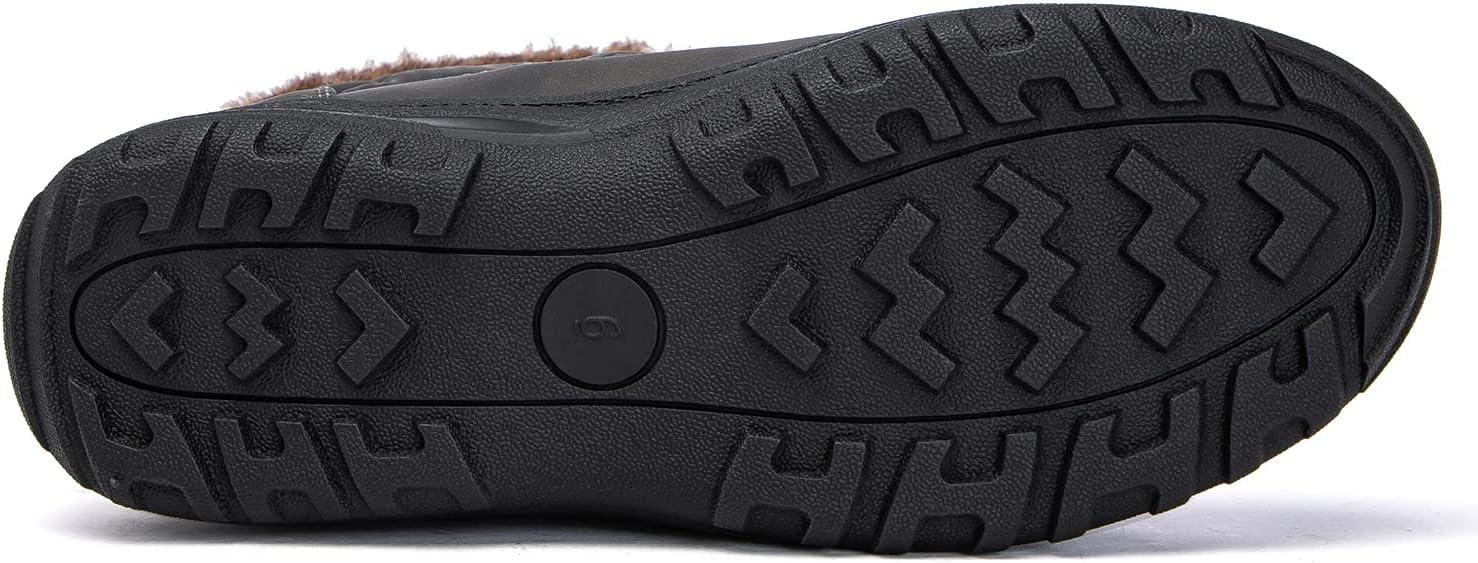 imageGLOBALWIN Womens Snow Boots Waterproof MidCalf Winter Boots with Thermal Fleece Lining Insulated Cold Weather Protection and NonSlip Sole for Snowy Commutes1817 Grey