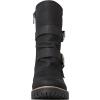 GLOBALWIN Lace up Mid Calf Motorcycle Fashion Festival Boots Combat Riding Military Boots for Women(19yy19black)