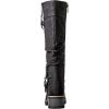GLOBALWIN Women’s Chunky Low Heels Boots Knee High Boots For Women(19yy15 Black)