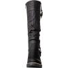 GLOBALWIN Women’s Chunky Low Heels Boots Knee High Boots For Women(19yy15 Black)