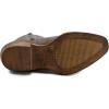GLOBALWIN Women’s Mid Calf The Western Cowboy Boots Fashion Cowgirl Boots For Women Low Heel(25yy01brown)