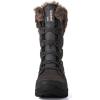 GLOBALWIN Women’s Snow Boots Waterproof Mid-Calf Winter Boots with Thermal Fleece Lining, Insulated Cold Weather Protection, and Non-Slip Sole for Snowy Commutes(1817 Grey4)