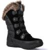 GLOBALWIN Women’s Snow Boots Waterproof Mid-Calf Winter Boots with Thermal Fleece Lining, Insulated Cold Weather Protection, and Non-Slip Sole for Snowy Commutes(1817 Black4)