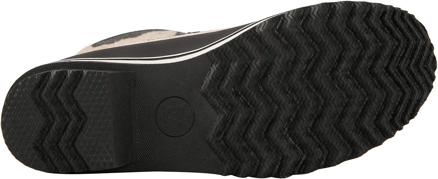 imageGLOBALWIN Womens Mid Calf Winter Snow Boots1907blackBeige