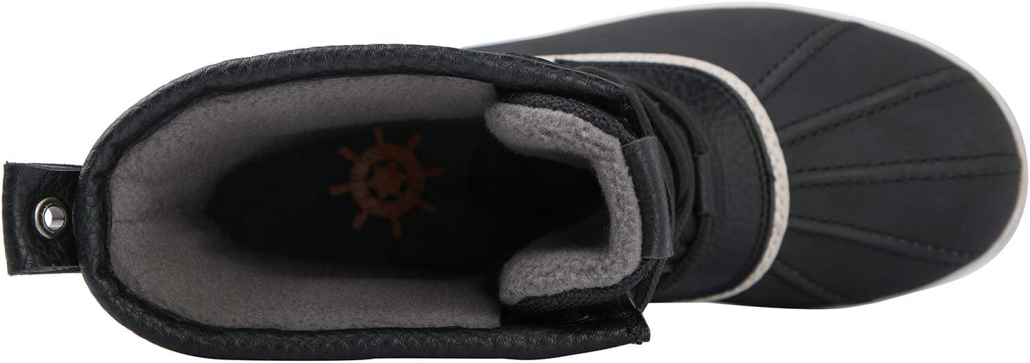 imageGLOBALWIN Womens Mid Calf Winter Snow Boots1931black