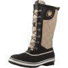 GLOBALWIN Women’s Mid Calf Winter Snow Boots(1907black/Beige)