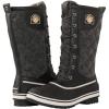 GLOBALWIN Women’s Mid Calf Winter Snow Boots(1907black/Grey)