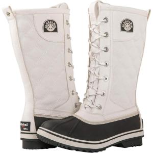 GLOBALWIN Women’s Mid Calf Winter Snow Boots(1907white)