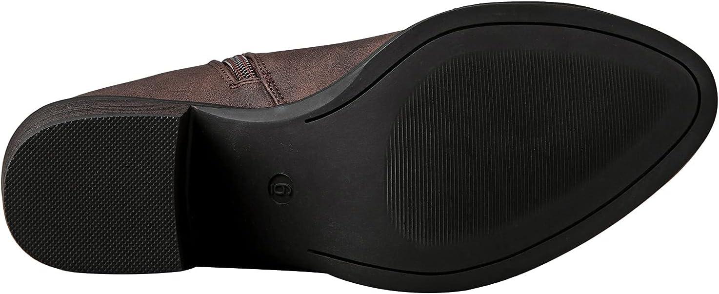 imageGLOBALWIN Womens The Western Wear Fashion Cowboy Cowgirl Free Birds Country Concert Disco Outfits Low Heel Walking Boots For Ladies19yy16 Brown