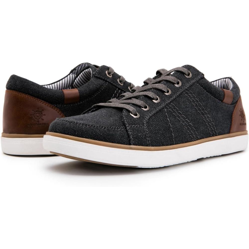 imageGLOBALWIN Mens Fashion SneakersBlack Grey18