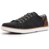 GLOBALWIN Men’s Fashion Sneakers(Black Grey18)