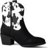 GLOBALWIN Women’s The Western Wear Fashion Cowboy Cowgirl Free Birds Country Concert Disco Outfits Low Heel Walking Boots For Ladies(19yy16 Cow1)