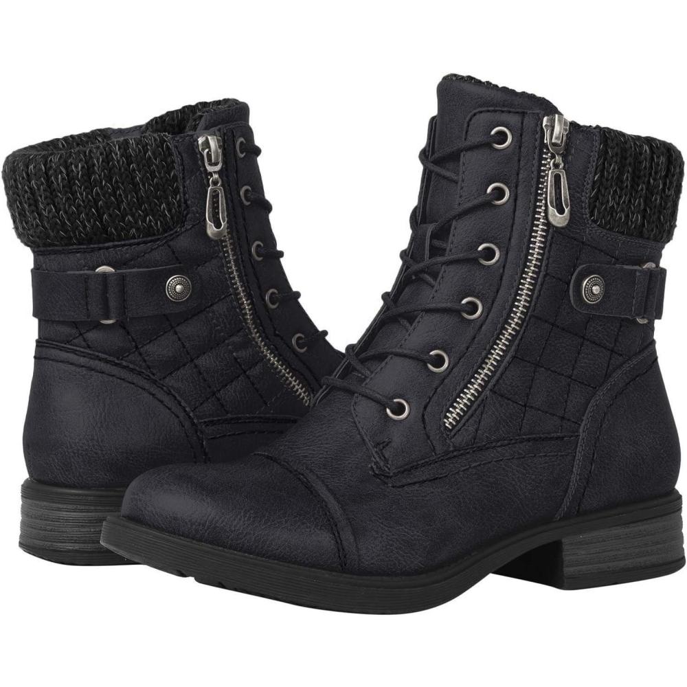 imageGLOBALWIN Womens Ankle Booties Fashion Combat Boots