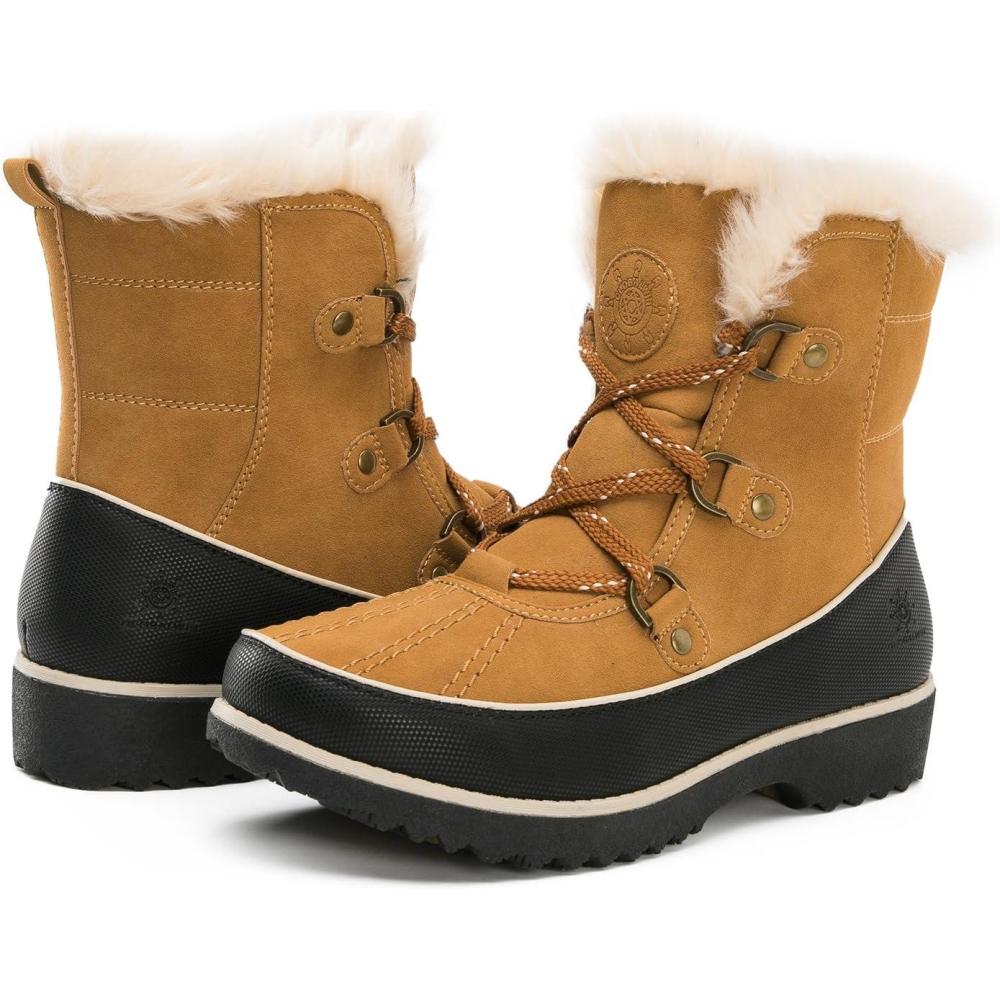 imageGLOBALWIN Womens Fur Trek Winter Boots