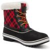 GLOBALWIN Women’s 1727 Waterproof Snow Boots (9 (M) US Women’s, 1727BLACK/RED)