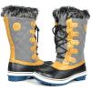 Kingshow Women’s Globalwin Grey Waterproof Winter Boots – 8.5 D(M) US Women’s