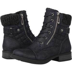 GLOBALWIN Women’s Ankle Booties Fashion Combat Boots