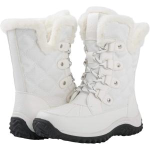GLOBALWIN Women’s Lace Up Mid Calf Winter Snow Boots