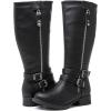 GLOBALWIN Women’s Knee High Boots Fashion Comfortable Riding Boots For Women Low Heel(16yy25black)