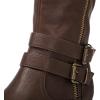 GLOBALWIN Women’s Knee High Boots Fashion Comfortable Riding Boots For Women Low Heel(16yy25brown)