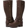 GLOBALWIN Women’s Knee High Boots Fashion Comfortable Riding Boots For Women Low Heel(16yy25brown)