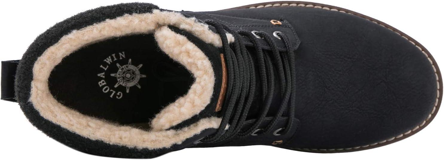 imageGLOBALWIN Mens Moc Toe Winter Combat Boots1926black