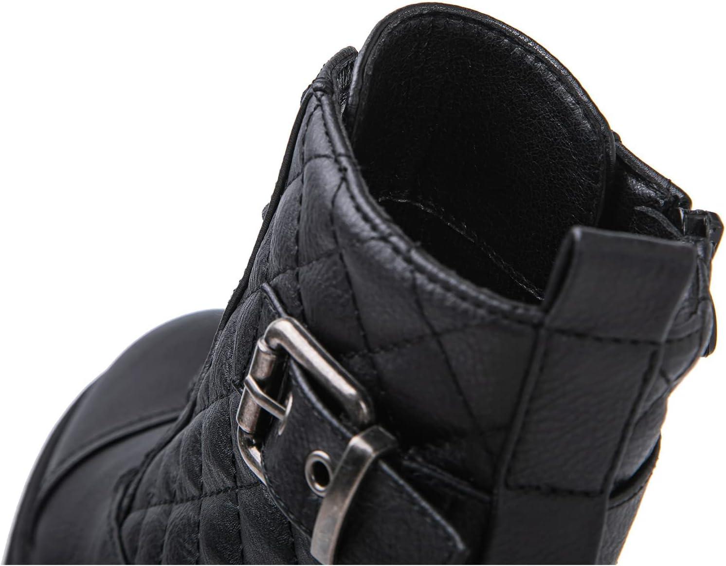 imageGLOBALWIN Womens Combat Boots Ankle Booties Fashion Comfortable Boots For Women21yy03 Black