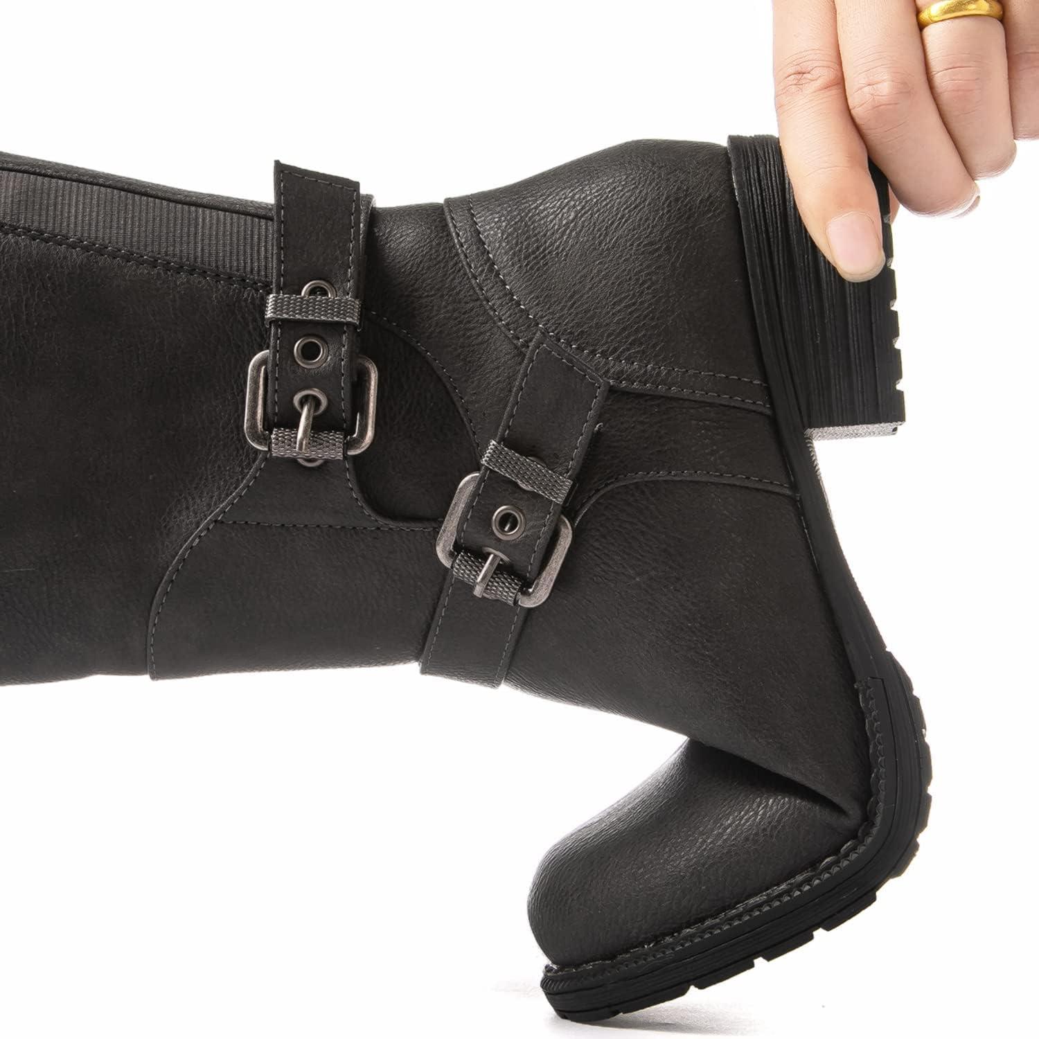 imageGLOBALWIN Womens Knee High Fashion Boots For Women21yy10 Grey