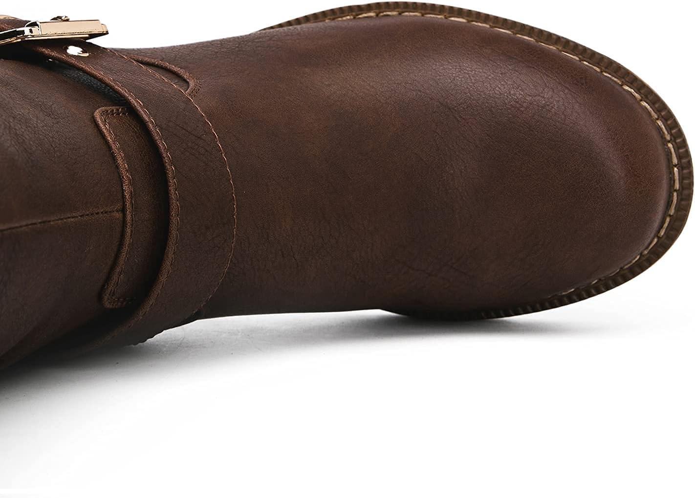 imageGLOBALWIN Womens Quilted KneeHigh Fashion Dressy Riding Boots17yy01 Brown