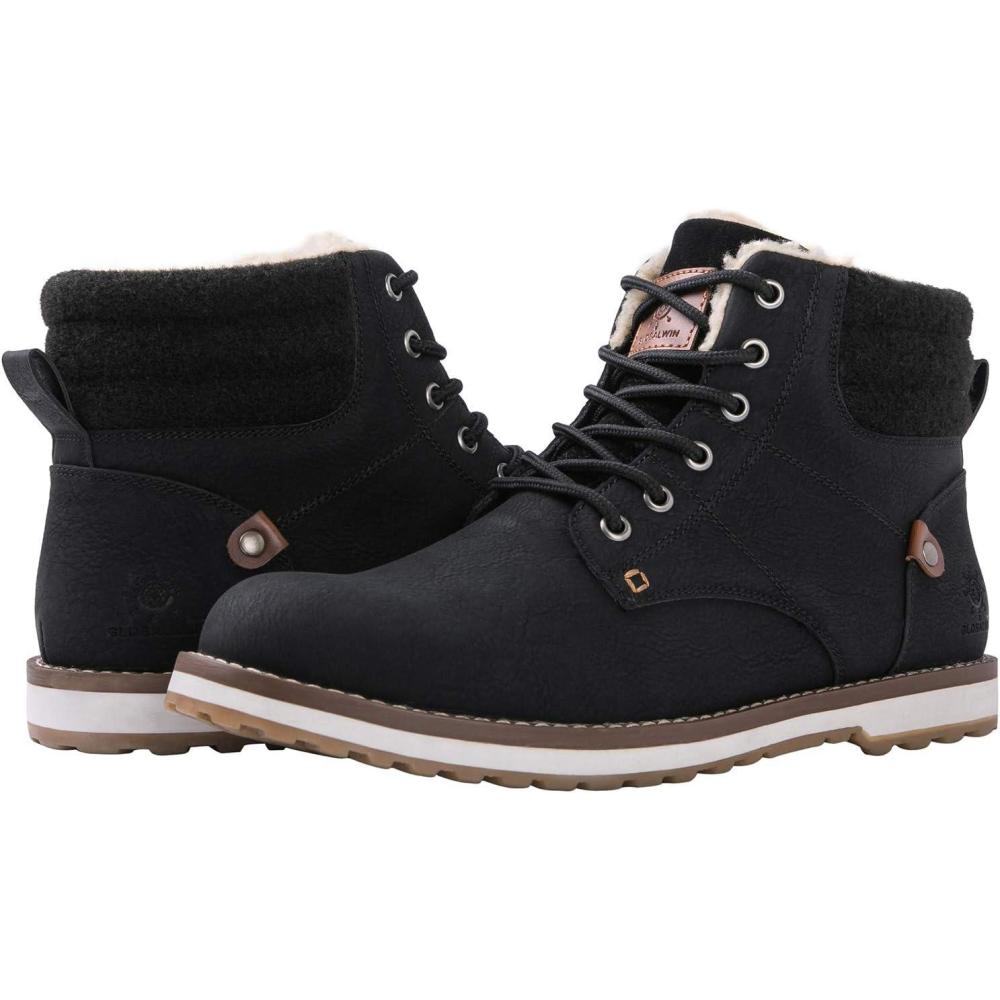 imageGLOBALWIN Mens Moc Toe Winter Combat Boots1926black