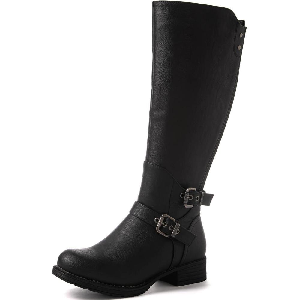 imageGLOBALWIN Womens Knee High Fashion Boots For Women21yy10 Black