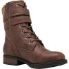 GLOBALWIN 1903 Women’s Fashion Low Heels Lace Up Ankle Boots Combat Boots For Women(1903brown)