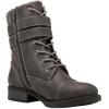 GLOBALWIN 1903 Women’s Fashion Low Heels Lace Up Ankle Boots Combat Boots For Women(1903grey)