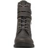 GLOBALWIN 1903 Women’s Fashion Low Heels Lace Up Ankle Boots Combat Boots For Women(1903grey)