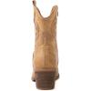 GLOBALWIN Cowboy Boots for Women – Classic Round Toe Western Booties with Comfort Insole – Embroidered Almond Toe Cowgirl Boots, Versatile 2″ Block Heel Fashion Boots for Concerts & Daily Wear(19yy16 Khaki)