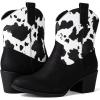 GLOBALWIN Cowboy Boots for Women – Classic Round Toe Western Booties with Comfort Insole – Embroidered Almond Toe Cowgirl Boots, Versatile 2″ Block Heel Fashion Boots for Concerts & Daily Wear(19yy16 Cow1)
