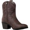 GLOBALWIN Cowboy Boots for Women – Classic Round Toe Western Booties with Comfort Insole – Embroidered Almond Toe Cowgirl Boots, Versatile 2″ Block Heel Fashion Boots for Concerts & Daily Wear(19yy16 Brown)