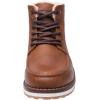 GLOBALWIN Mens Classic Lace Up Winter Water Resistnat Chukka Boots(1640 Tan)