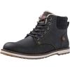 GLOBALWIN Men’s Moc Toe Winter Combat Boots(1926grey)
