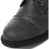 GLOBALWIN Women’s Ankle Booties Fashion Combat Boots Fall Boots For Women Comfortable Low Heel(2121grey)