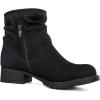 GLOBALWIN Women’s Ankle Boots for Women Booties for Women Low Heel(16black)